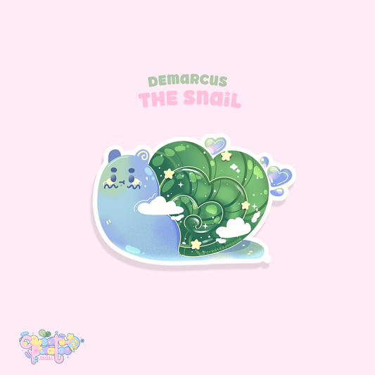 Demarcus the Snail | Die-Cut Vinyl Decal