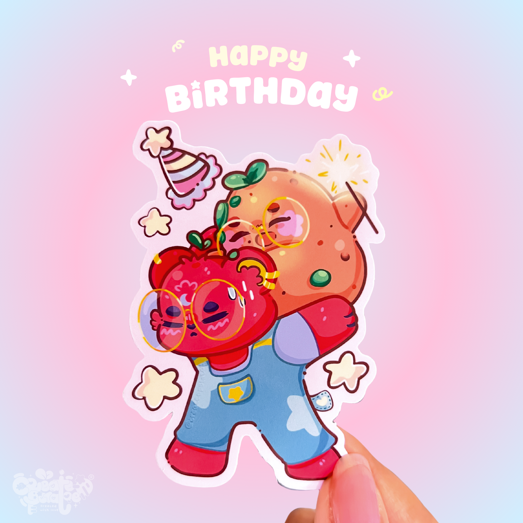 Happy Birthday | Glossy Vinyl Sticker Decal