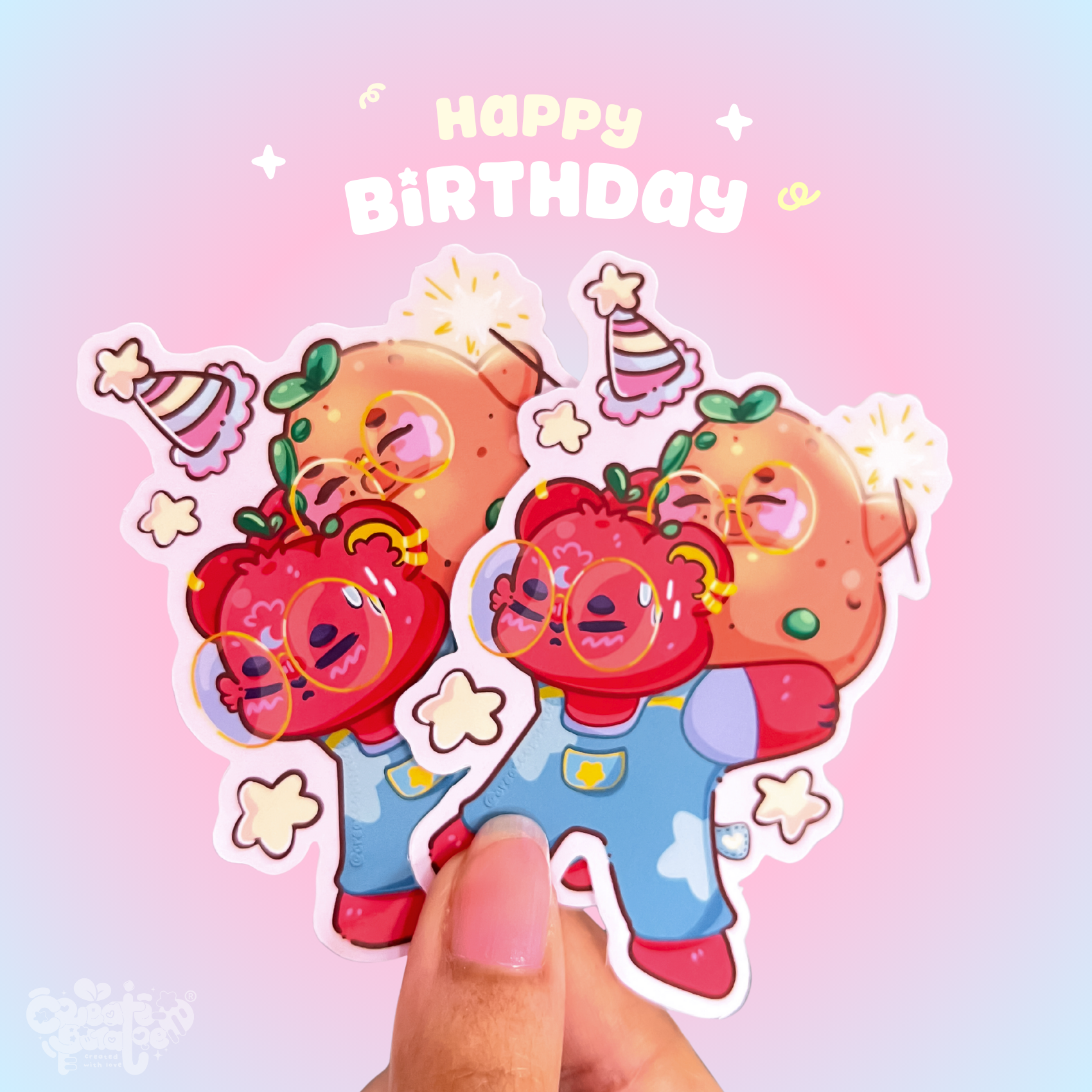 Happy Birthday | Glossy Vinyl Sticker Decal