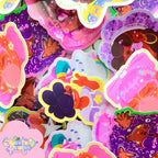 Black Joy Sticker Pack | Cute Vinyl Stickers With Various Finishes
