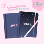 2026 Textured Digital Journal Covers | iOS & Android Compatible