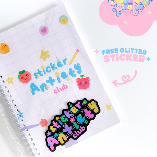 Sticker Anxiety Club | Reusable Stickerbook