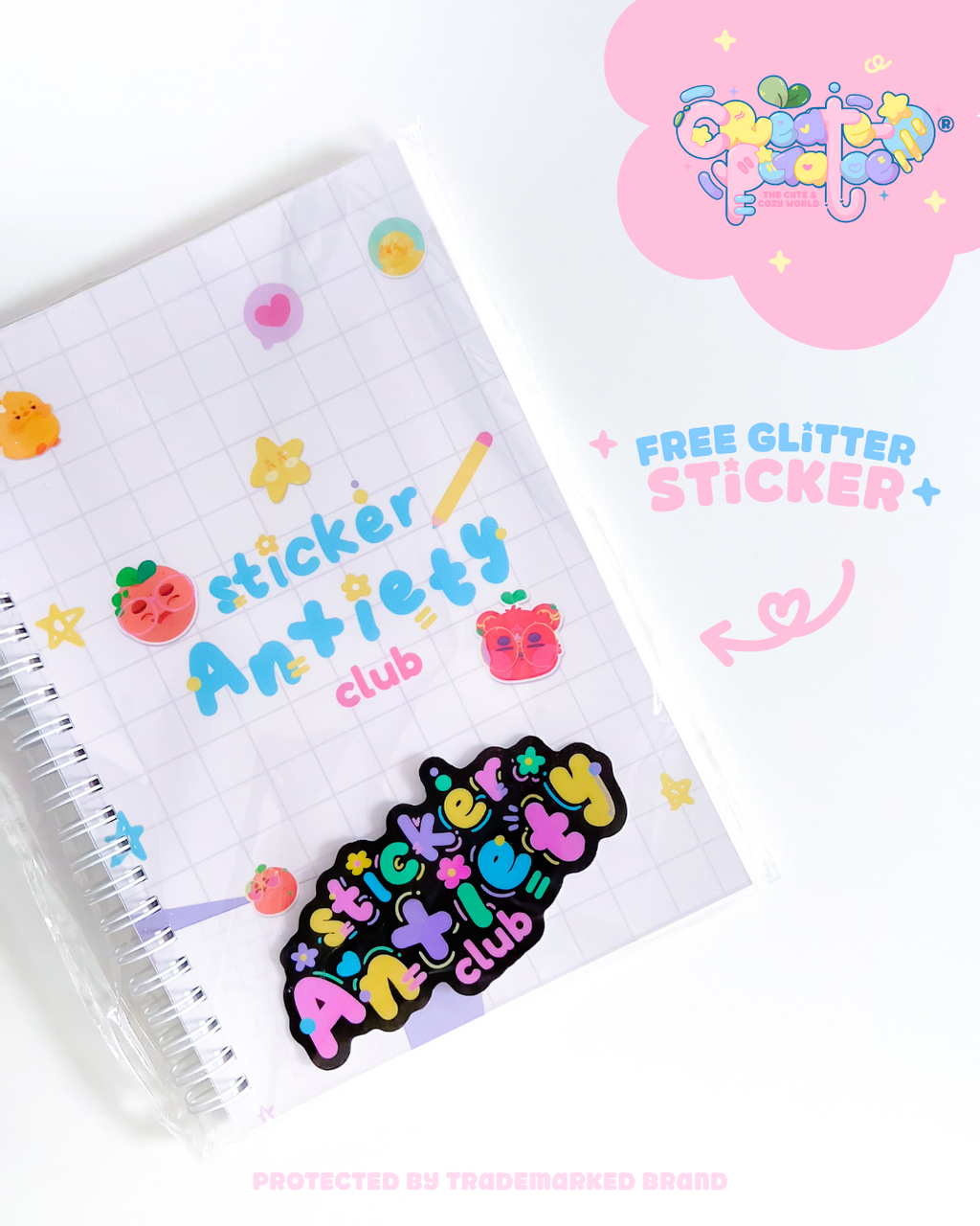 Sticker Anxiety Club | Reusable Stickerbook by Create-O Potatoe®
