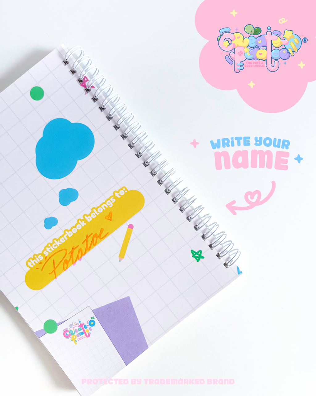Sticker Anxiety Club | Reusable Stickerbook by Create-O Potatoe®