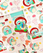 Mushroom Frog Adventures | 23 Stickers Kawaii Stickersheet Vinyl Decals