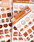 Create-O Cafe | 33 Stationery Sticker Sheets