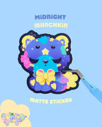 Midnight Munchkin |  Matte Die-Cut Vinyl