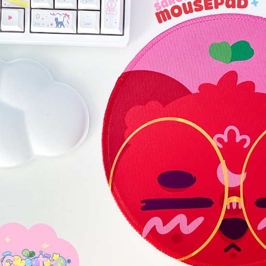 Sarcastic Bear Mousepad | Kawaii Desktop, Office & Home Decor