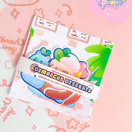 Demarcus Desserts Pack | Homeware & Stickers | Print, Sticker & Coloring Page