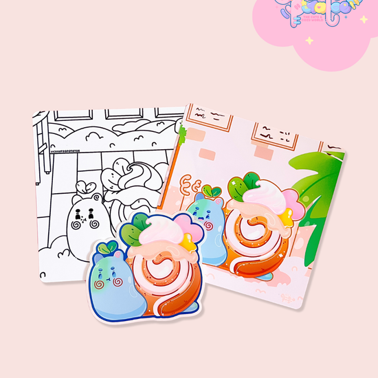 Demarcus Desserts Pack | Homeware & Stickers | Print, Sticker & Coloring Page