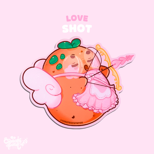 Love Shot! | Potatoe Kawaii Matte Die-Cut Sticker