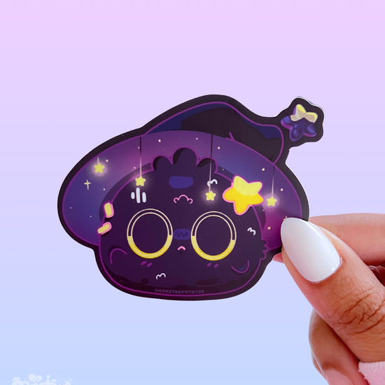 Tired Poof Magic | Matte Sticker | Die-Cut Vinyl Decal