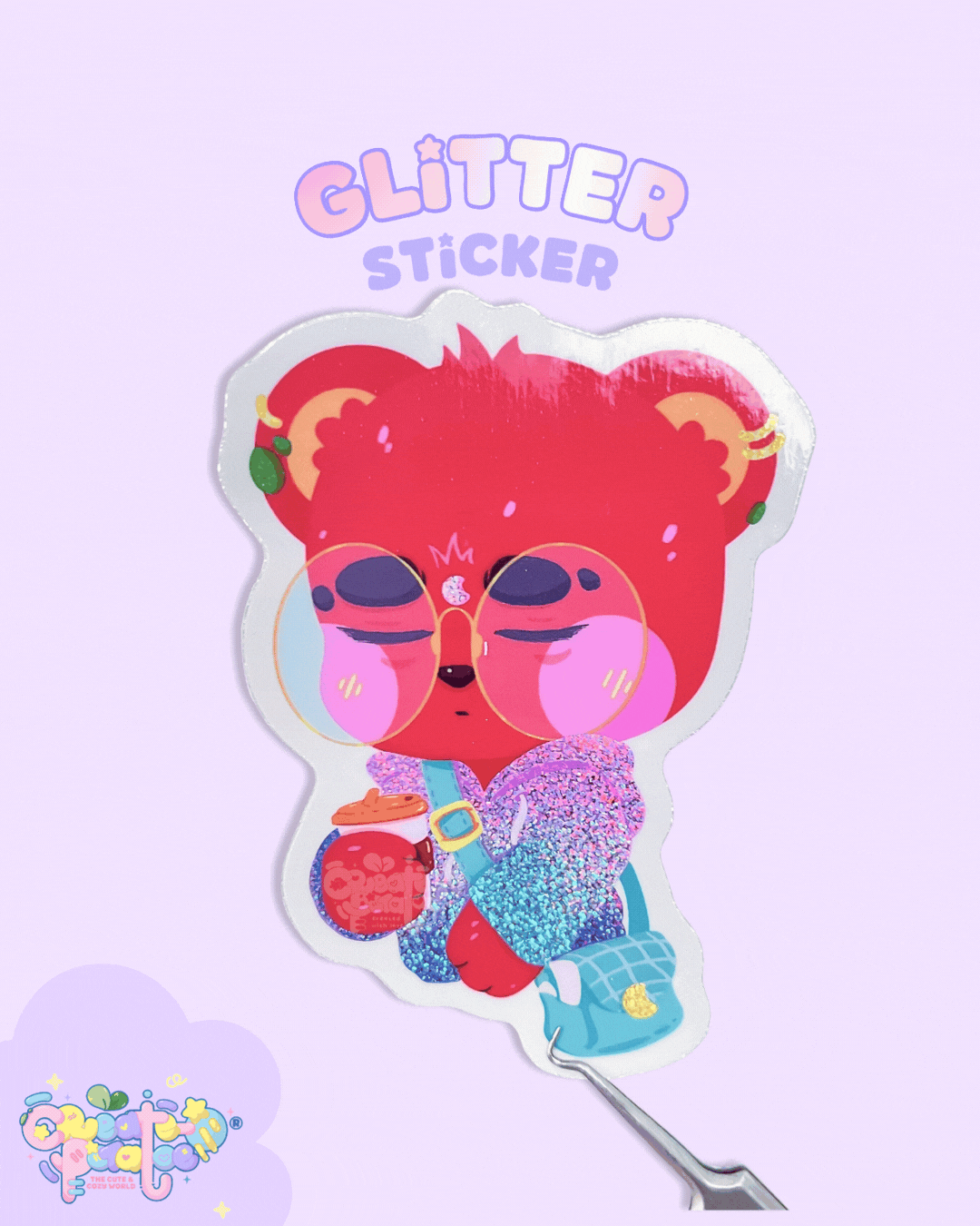 Midnight Brew | Glitter Die-Cut Vinyl Decal Sticker