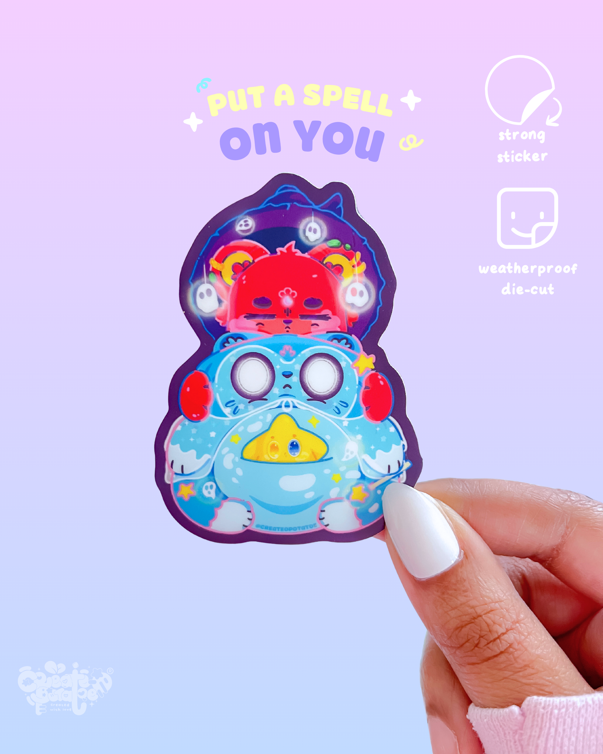 Put A Spell On You | Matte Sticker | Die-Cut Vinyl Decal