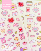 Love Letters | 45 Stickers Kawaii Stationery Stickersheet Vinyl Decals