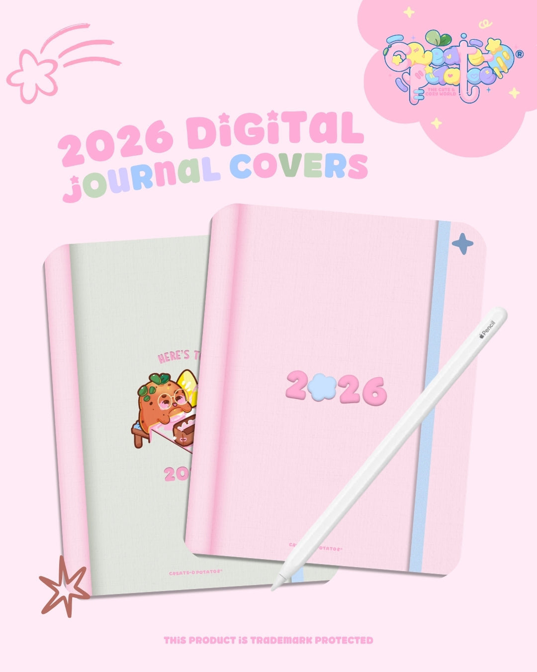 2026 Textured Digital Journal Covers | iOS & Android Compatible