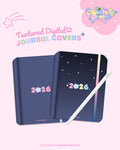 2026 Textured Digital Journal Covers | iOS & Android Compatible