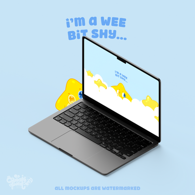 I'm A Wee Bit Shy | iOS, iPadOS, & android wallpapers