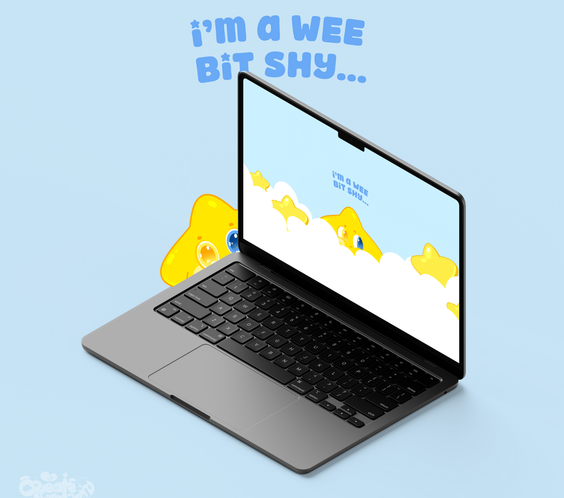 I'm A Wee Bit Shy | iOS, iPadOS, & android wallpapers