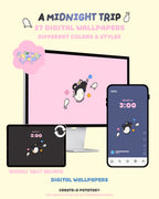 A Midnight Trip | Digital Wallpapers | iOS & Android Compatible