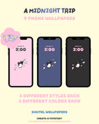 A Midnight Trip | Digital Wallpapers | iOS & Android Compatible