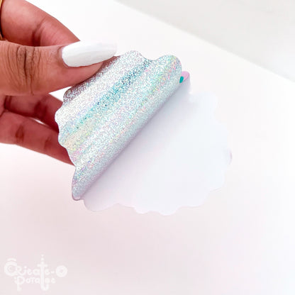 September Fields | glitter sticker