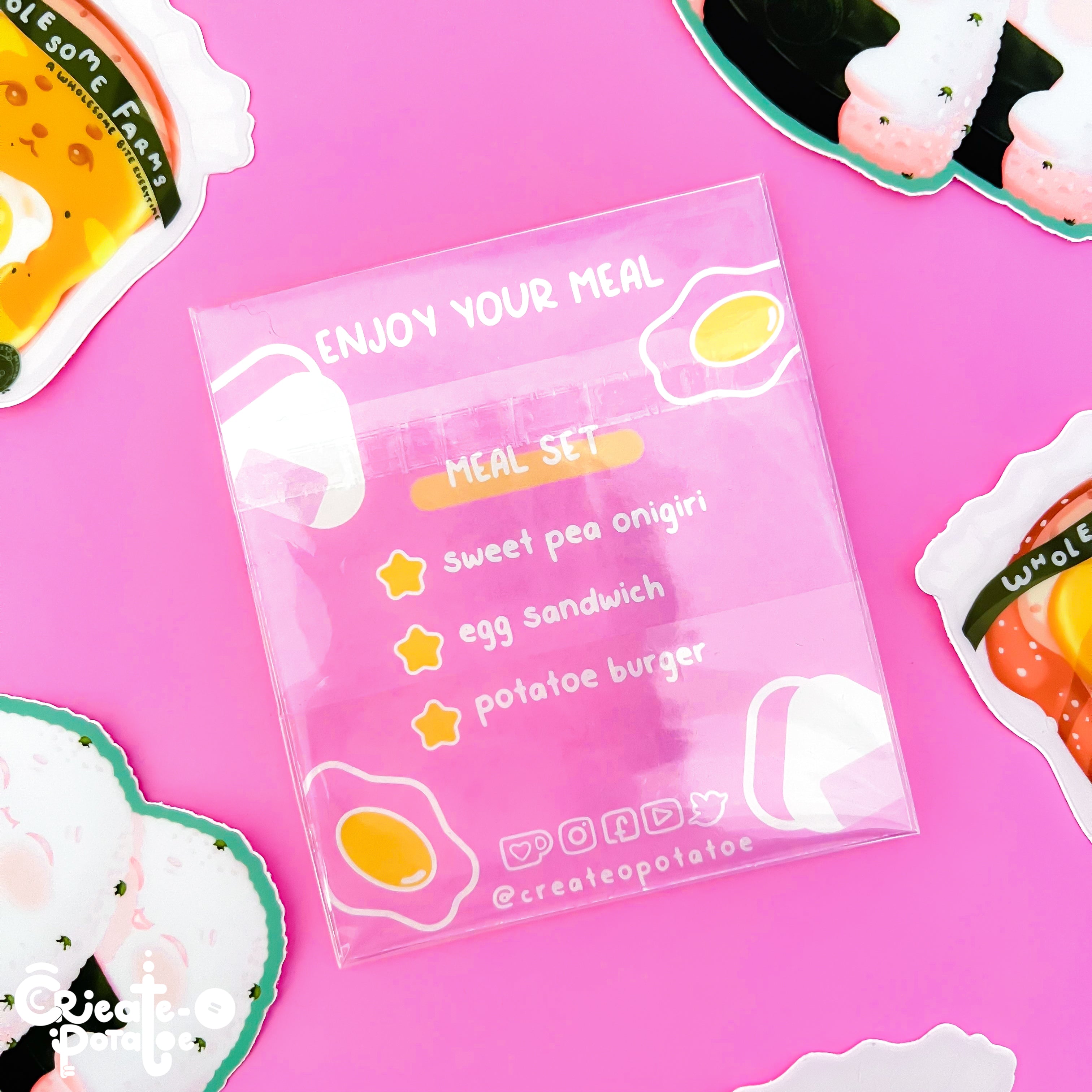 LunchBreak | Matte Vinyl Kawaii Sticker Pack