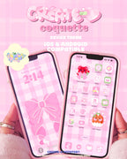 Create-O Coquette | iOS, iPadOS, & android theme | Digital Downloadable
