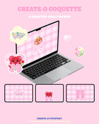 Create-O Coquette | iOS, iPadOS, & android theme | Digital Downloadable
