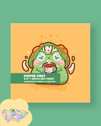 Mushroom Frogs | Satin Art Prints | Office & Home Decor