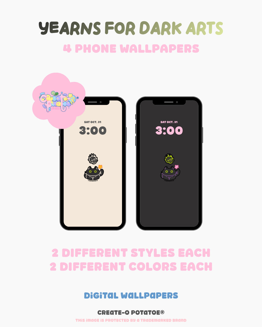 Yearns for the Dark Arts | Digital Wallpapers | iOS & Android Compatible
