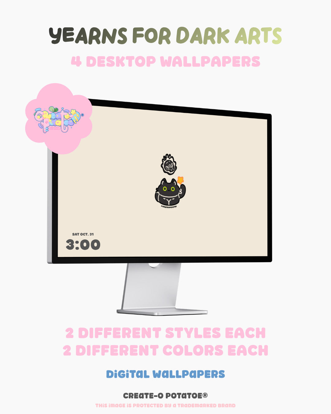 Yearns for the Dark Arts | Digital Wallpapers | iOS & Android Compatible