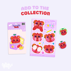 Do Not Disturb Sarcastic bear Matte Sticker | Die-Cut Vinyl Decal by Create-O Potatoe®