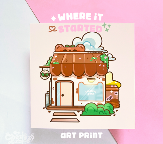 Where it Started | Satin Art Print | Office Decor & Home Decor