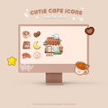 Cutie Cafe icons | iOS, iPadOS, & android | desktop, tablet & phone by Create-O Potatoe®