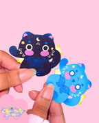 Helmi the Magical Cat |  Sandy Glitter Die-Cut Vinyl