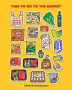 Off To The Market | July Potatoe Mail Bundles