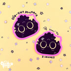 The Tired Poof | 2 Die-Cut Vinyl Decal by Create-O Potatoe®