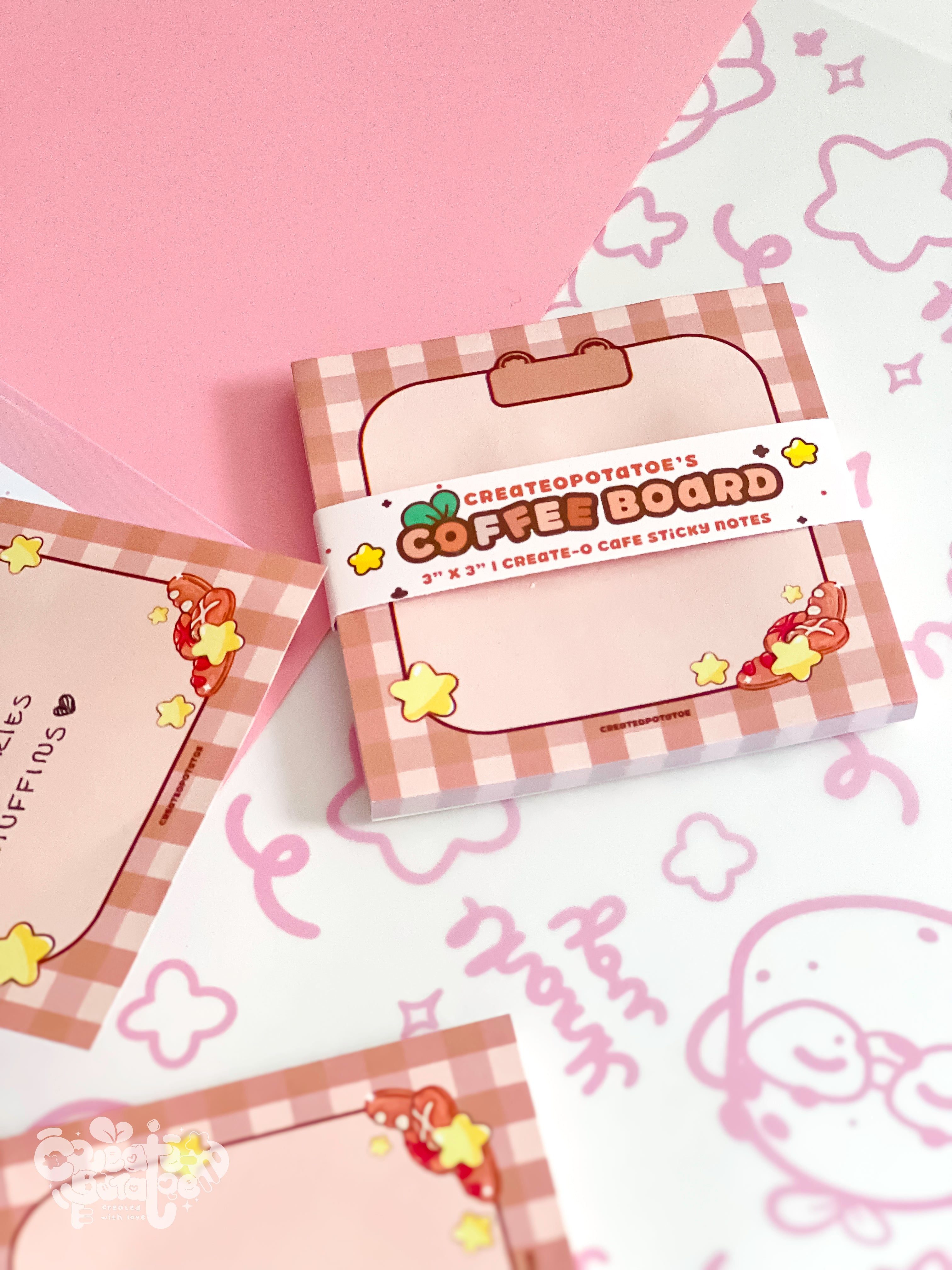 Cafe CoffeeBoard | Stationary Sticky Notes