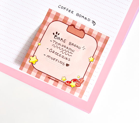 Cafe CoffeeBoard | Stationary Sticky Notes