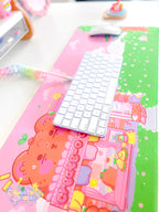 Create-O Cafe Deskmat | Kawaii Gaming Desk Pad | Cafe Theme by Create-O Potatoe®