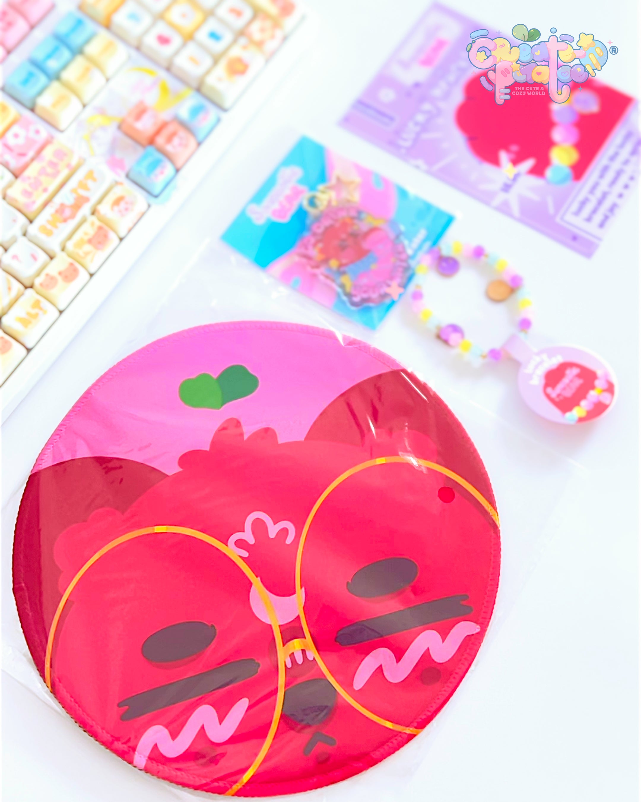 Sarcastic Bear Mousepad | Kawaii Desktop, Office & Home Decor