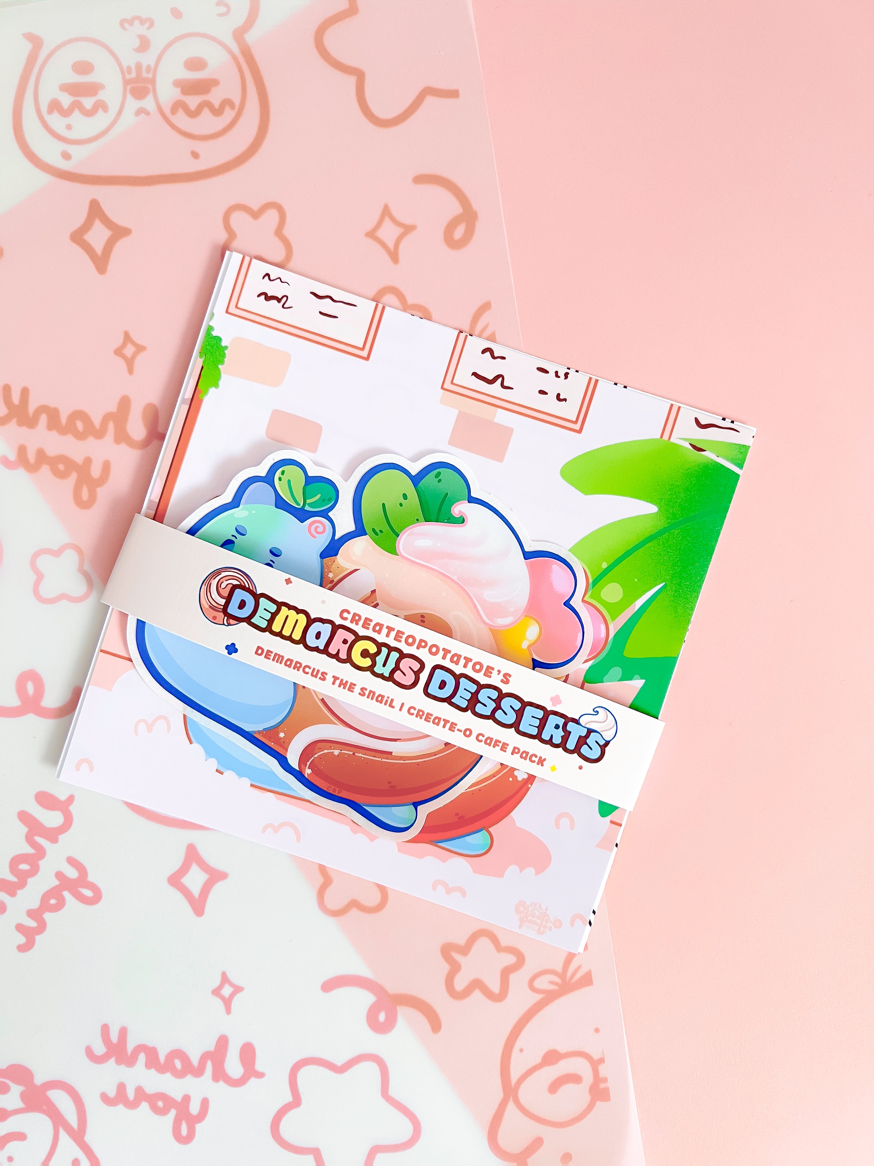 Demarcus Desserts Pack | Homeware & Stickers | Print, Sticker & Coloring Page