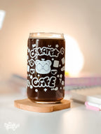 The Cafe Cup | Sarcastic Bear Glassware Cup Homeware & Drinkware