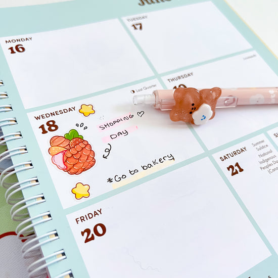 Cutie Carbs | Clear Sticker Sheet | Die-Cut Vinyl Decal