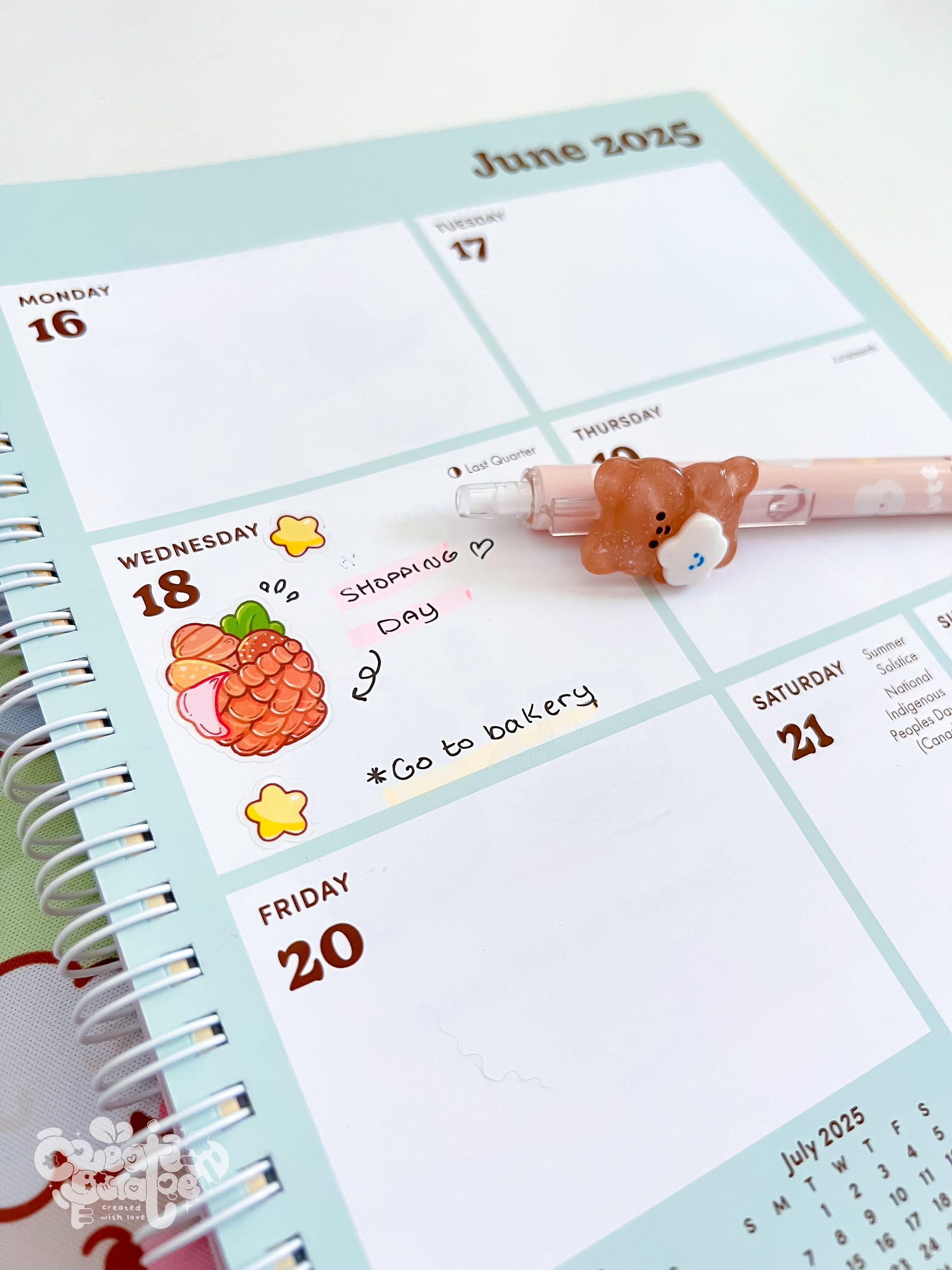 Cutie Carbs | Clear Sticker Sheet | Die-Cut Vinyl Decal