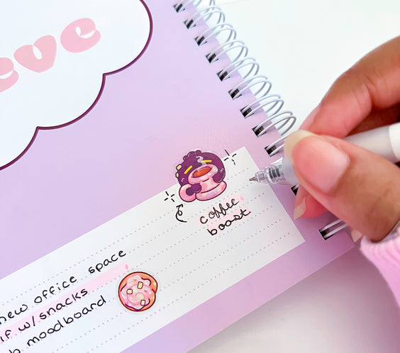 Midnight Snacks | Clear Sticker Sheet | Die-Cut Vinyl Decal