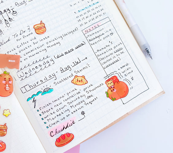 Cutie Carbs | Clear Sticker Sheet | Die-Cut Vinyl Decal