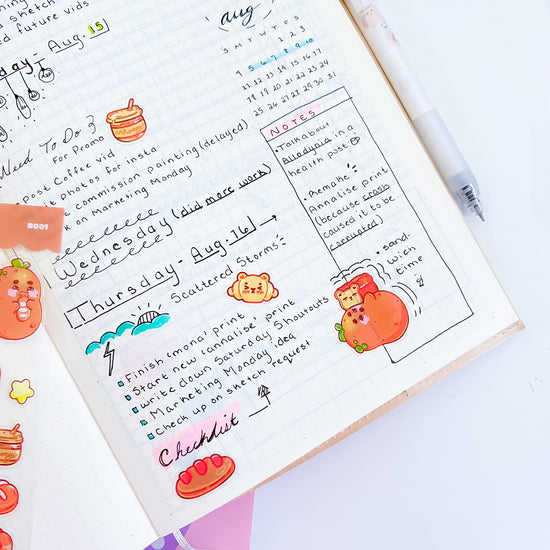 Cutie Carbs | Clear Sticker Sheet | Die-Cut Vinyl Decal