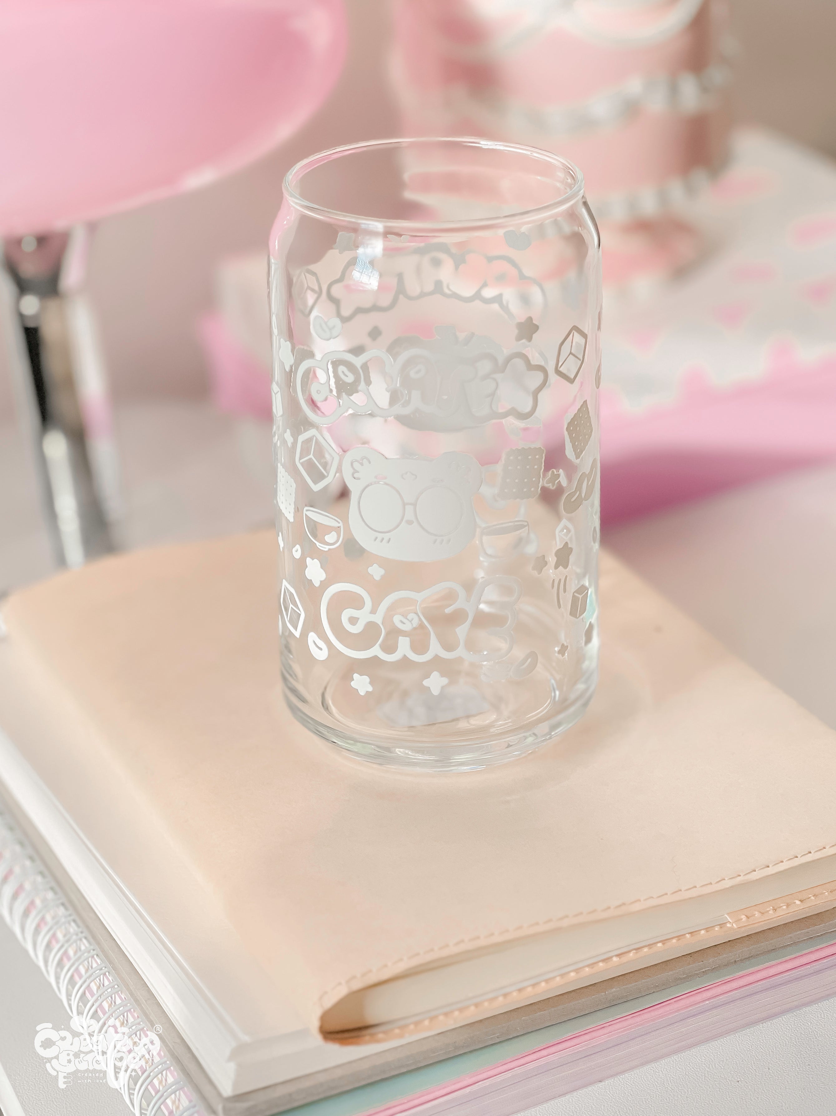 The Cafe Cup | Sarcastic Bear Glassware Cup Homeware & Drinkware